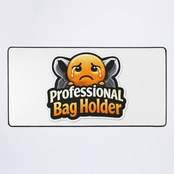 Item preview, Professional Bag Holder – Funny Stock Market Trader Meme designed and sold by VolatilityEdge.