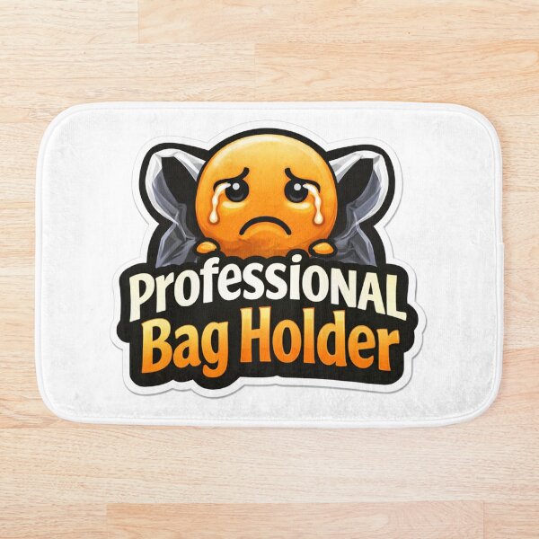 Item preview, Professional Bag Holder – Funny Stock Market Trader Meme designed and sold by VolatilityEdge.