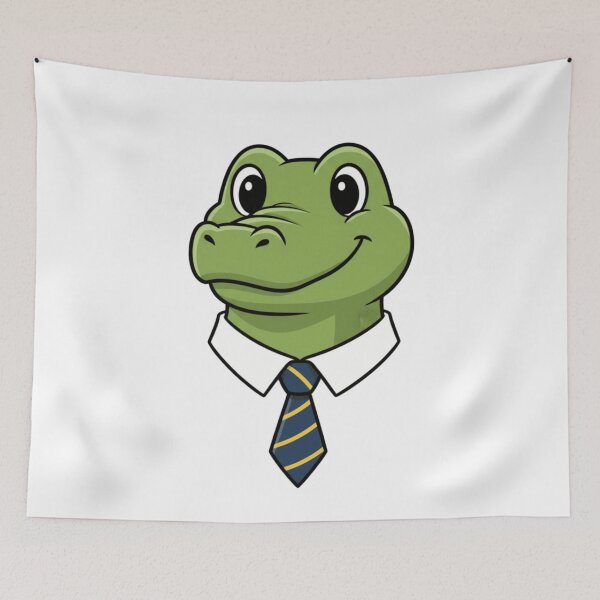 Item preview, Smiling Crocodile Boss Business Professional Mascot designed and sold by k3rstman1.
