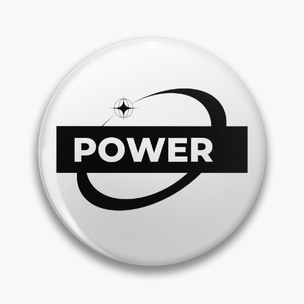 Item preview, POWER – Powerful Motivational Word Typography Sticker designed and sold by ascendzero.