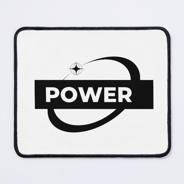 Item preview, POWER – Powerful Motivational Word Typography Sticker designed and sold by ascendzero.