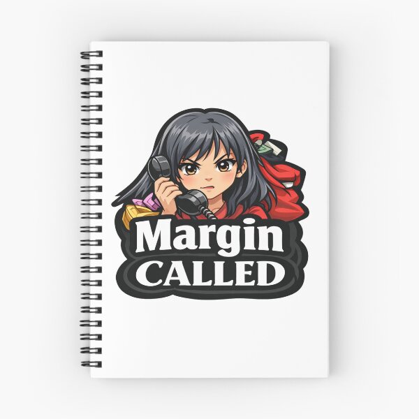 Item preview, Margin Called Anime Trader – Funny Stock Market & Options Trading Meme designed and sold by VolatilityEdge.