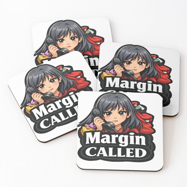 Item preview, Margin Called Anime Trader – Funny Stock Market & Options Trading Meme designed and sold by VolatilityEdge.