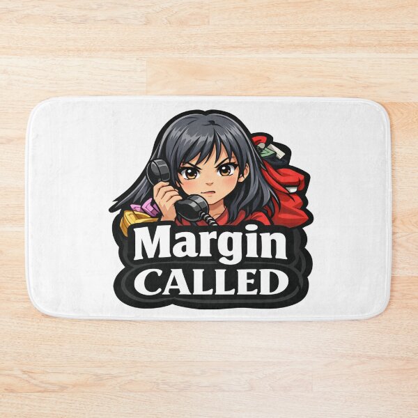 Item preview, Margin Called Anime Trader – Funny Stock Market & Options Trading Meme designed and sold by VolatilityEdge.