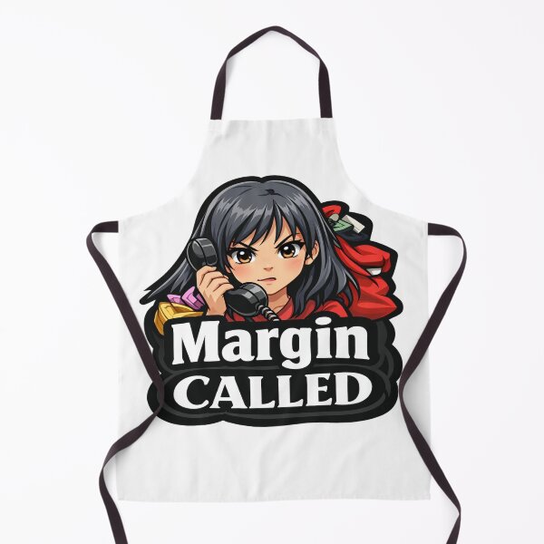 Item preview, Margin Called Anime Trader – Funny Stock Market & Options Trading Meme designed and sold by VolatilityEdge.
