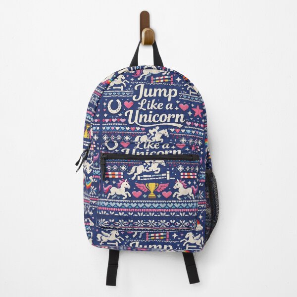 Item preview, Jump Like a Unicorn Show Jumping Knitting Pattern designed and sold by Mauswohn.