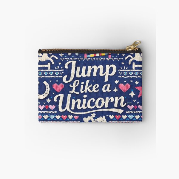Item preview, Jump Like a Unicorn Show Jumping Knitting Pattern designed and sold by Mauswohn.