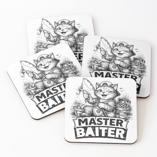 Item preview, Master Baiter Cat Fishing  designed and sold by LoopyPop.