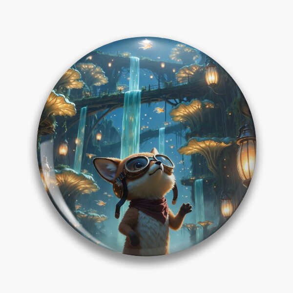 Item preview, Pip in midnight jungle city. designed and sold by pipworldstudio.