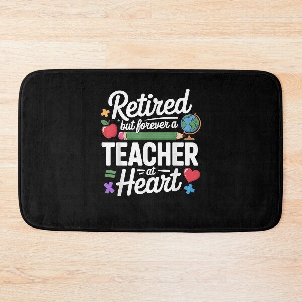 Item preview, Retired But Forever A Teacher At Heart Teacher Retirement designed and sold by Goleon12.