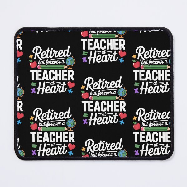 Item preview, Retired But Forever A Teacher At Heart Teacher Retirement designed and sold by Goleon12.