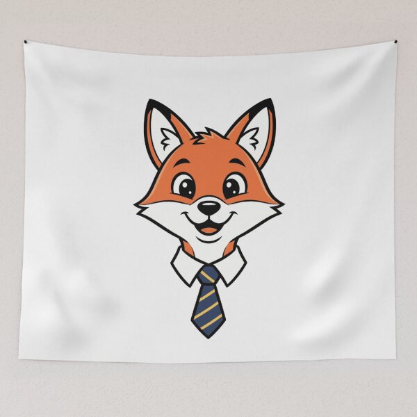 Item preview, Professional Cartoon Fox Boss in Business Tie designed and sold by k3rstman1.