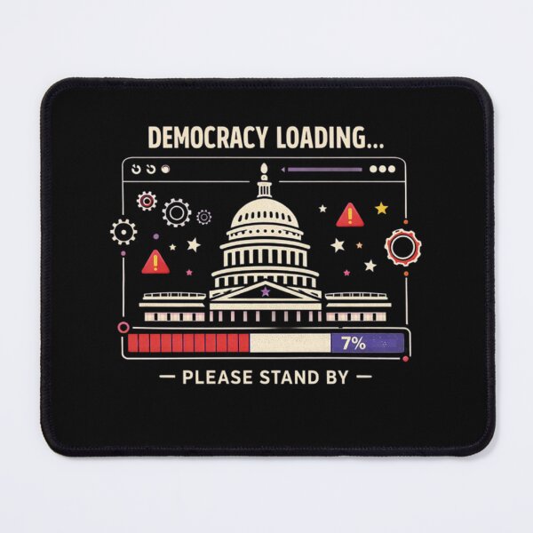 Item preview, Democracy loading please stand by - government shutdown designed and sold by trendie-tees.