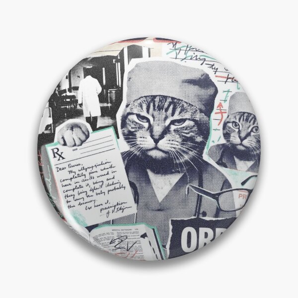 Item preview, Doctor's Orders – Funny Cat Doctor Prescription Vintage Medical Humor Illustration designed and sold by ShinyMonkeShop.