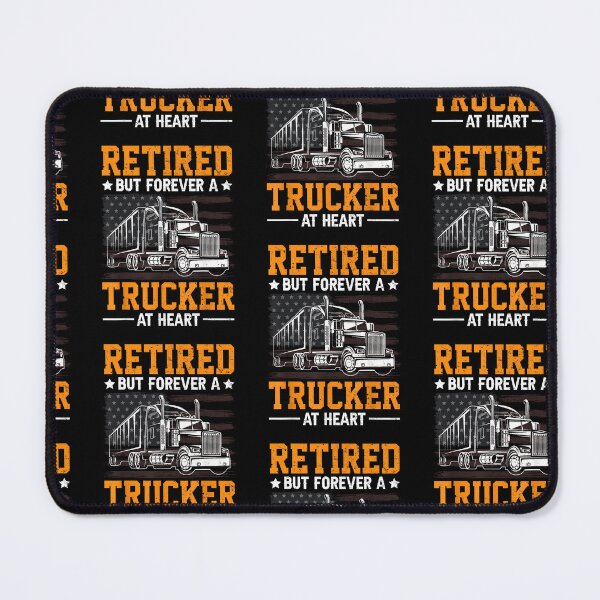 Item preview, Retired But Forever Trucker At Heart Funny Truck Driver designed and sold by Goleon12.