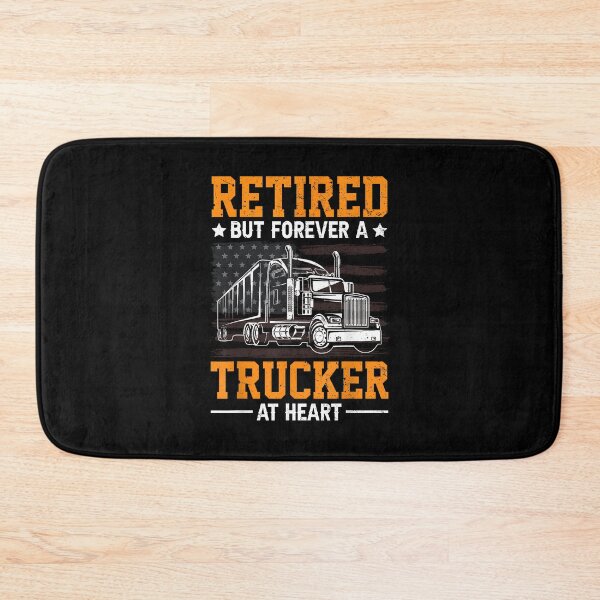 Item preview, Retired But Forever Trucker At Heart Funny Truck Driver designed and sold by Goleon12.