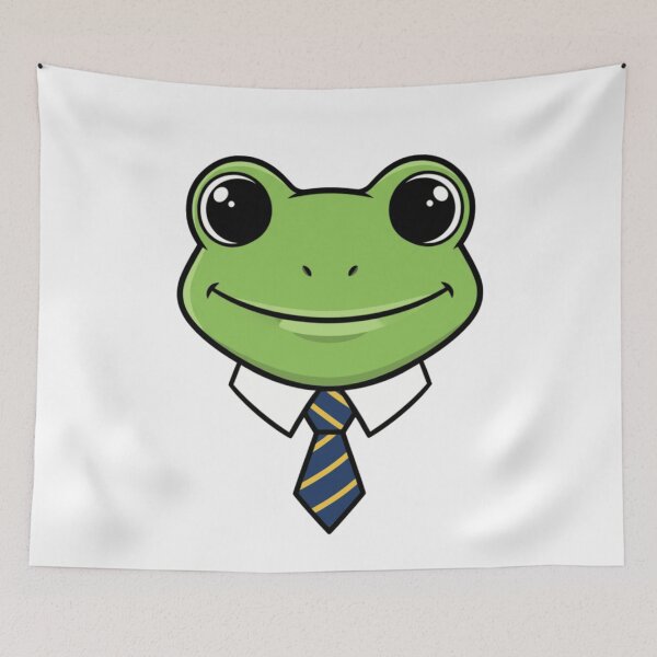 Item preview, Cute Business Frog Boss with Necktie designed and sold by k3rstman1.