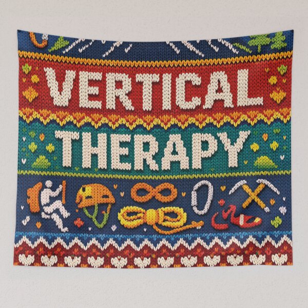 Item preview, Vertical Therapy Mountaineering Cool Knitting Pattern designed and sold by Mauswohn.