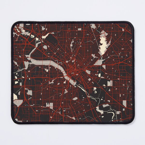 Item preview, Dallas City Map of Texas, USA - Vector designed and sold by deMAP.