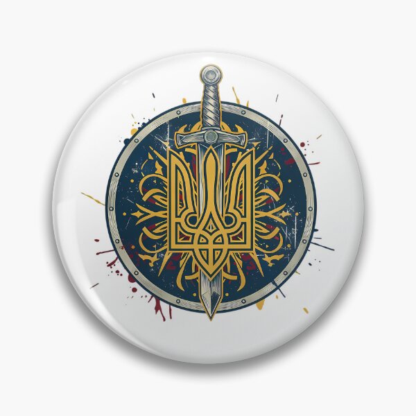 Item preview, Ukrainian Trident Knight Sword - Shield of Liberty Heritage designed and sold by Valeriia_Isaieva.