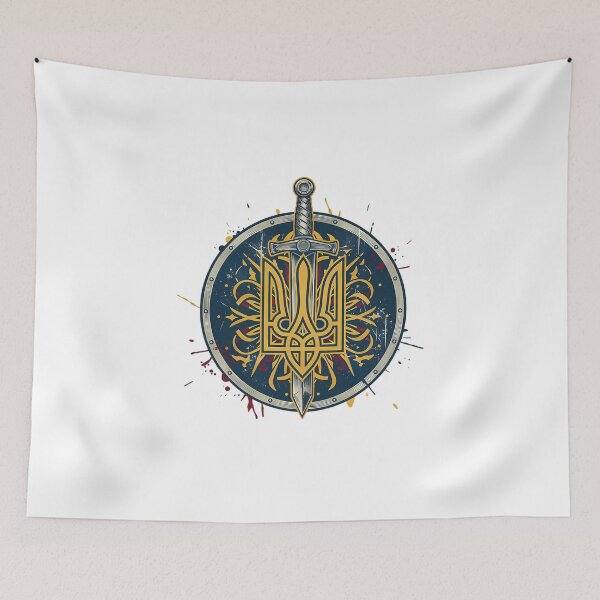 Item preview, Ukrainian Trident Knight Sword - Shield of Liberty Heritage designed and sold by Valeriia_Isaieva.