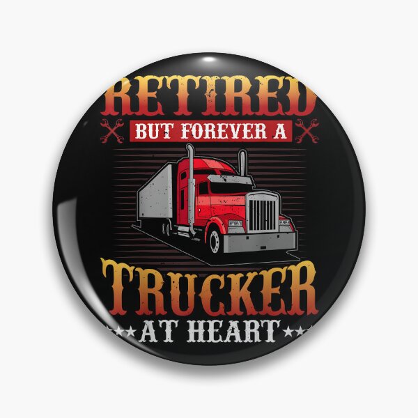 Item preview, Retired But Forever Trucker At Heart Funny Truck Driver designed and sold by Goleon12.