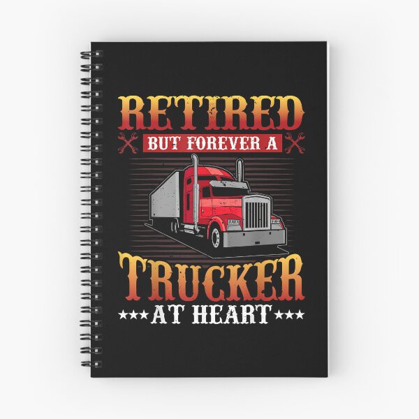Item preview, Retired But Forever Trucker At Heart Funny Truck Driver designed and sold by Goleon12.