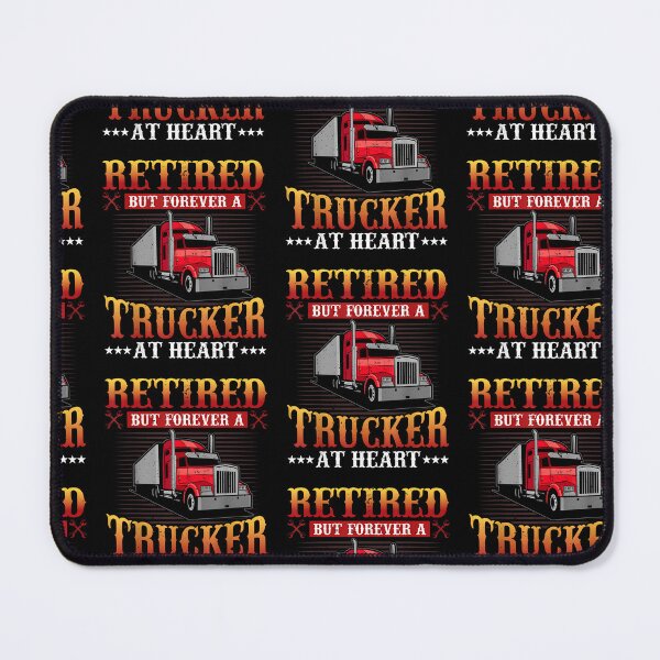 Item preview, Retired But Forever Trucker At Heart Funny Truck Driver designed and sold by Goleon12.