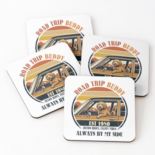 Item preview, Retro Bernedoodle Road Trip | Vintage Adventure Dog Art designed and sold by MCBreath.