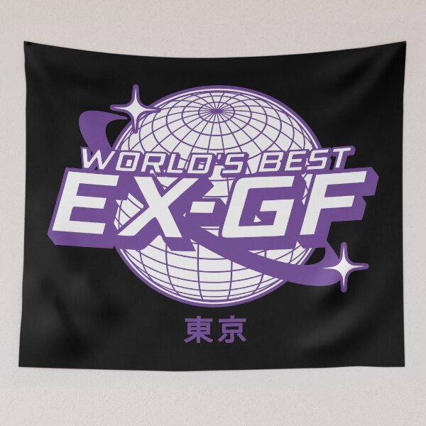 Item preview, World’s Best Ex-GF Funny Breakup Humor Tokyo Aesthetic Graphic Design designed and sold by artworkathome.