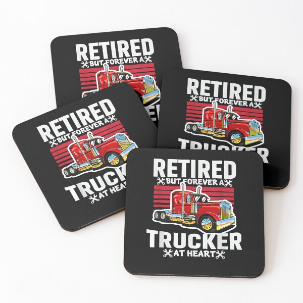 Item preview, Retired But Forever A Trucker At Heart designed and sold by Goleon12.