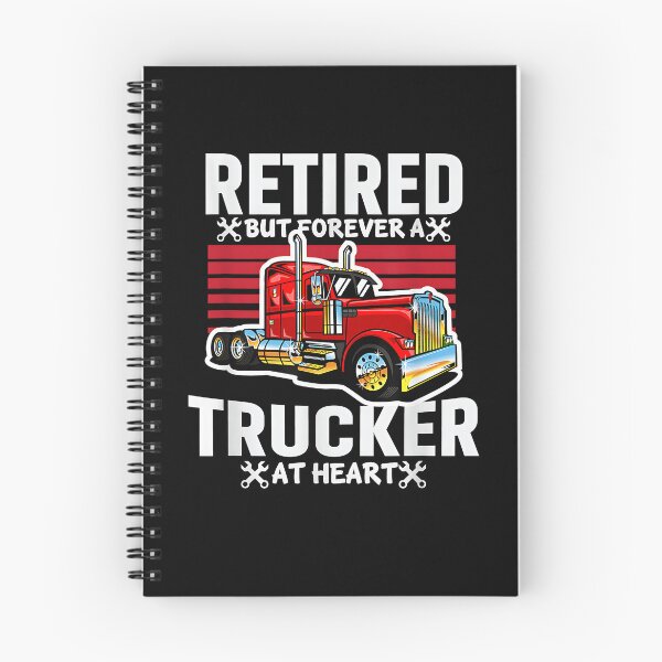 Item preview, Retired But Forever A Trucker At Heart designed and sold by Goleon12.