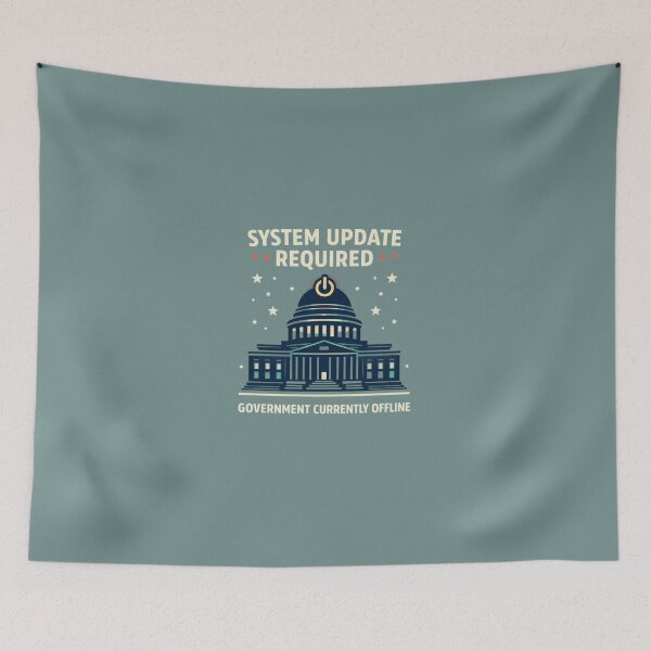Item preview, system update required - shutdown government  designed and sold by Rally Forge.