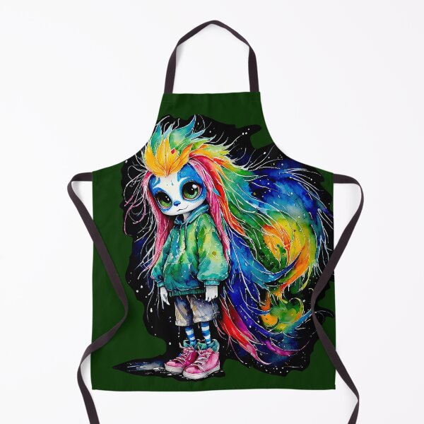 Item preview, Happy Colorful Cat-Girl designed and sold by Poppflix-TM.