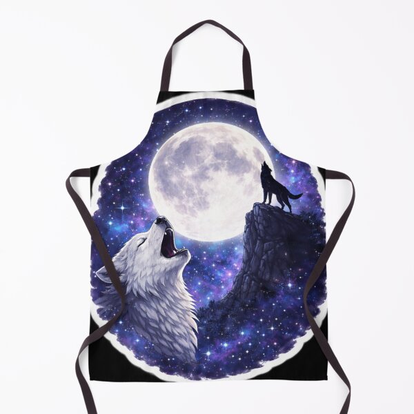 Item preview, Two Howling Wolves Moon – Wolf Cliffside Sky designed and sold by ClutchCassidyTees.