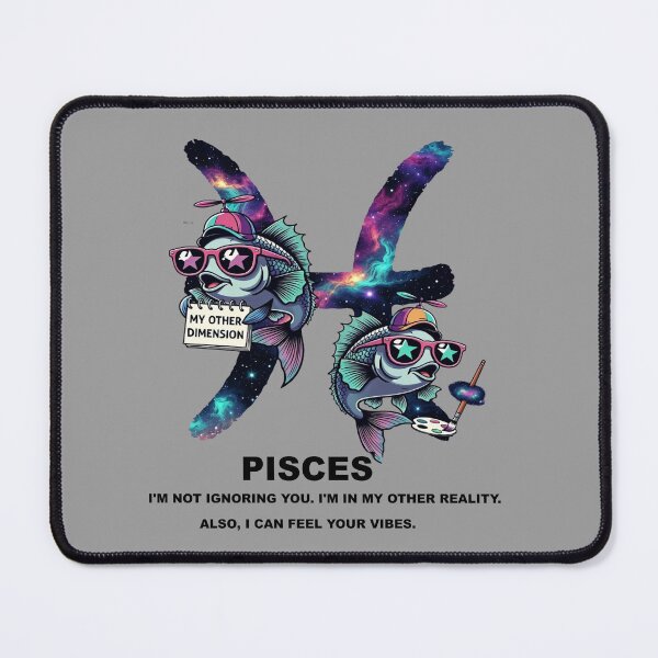Item preview, Funny Pisces Zodiac - "Other Reality" Artistic Space Fish Design designed and sold by ClaussShop.