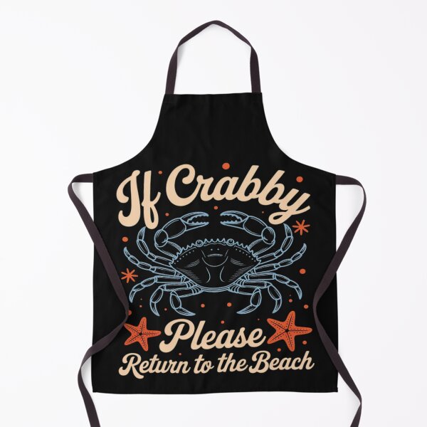 Item preview, If Crabby Please Return To The Beach Funny Coastal Crab Humor Classic T-Shirt designed and sold by Qwertycraftd.