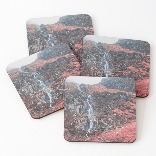Item preview, Moody Mountain Waterfall Landscape designed and sold by Clauando.
