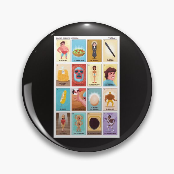 Item preview, Nacho Daddy's Lotería designed and sold by Ohhpee.