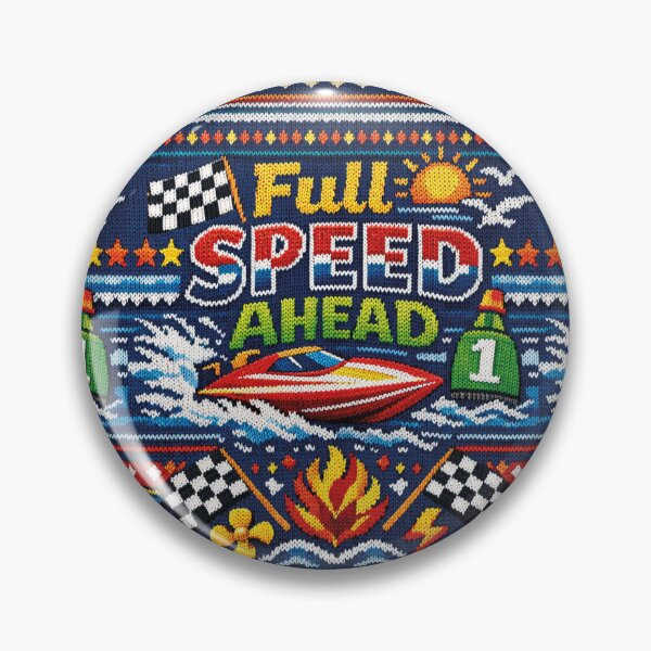 Item preview, Full Speed Ahead Speedboat Motorboat Knitting Pattern designed and sold by Mauswohn.