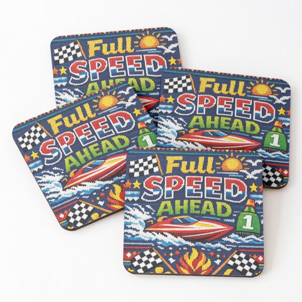 Item preview, Full Speed Ahead Speedboat Motorboat Knitting Pattern designed and sold by Mauswohn.