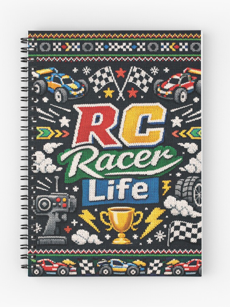 Thumbnail 1 of 3, Journal, RC Racer Life Remote Controlled Cars Knitting Pattern designed and sold by Mauswohn.