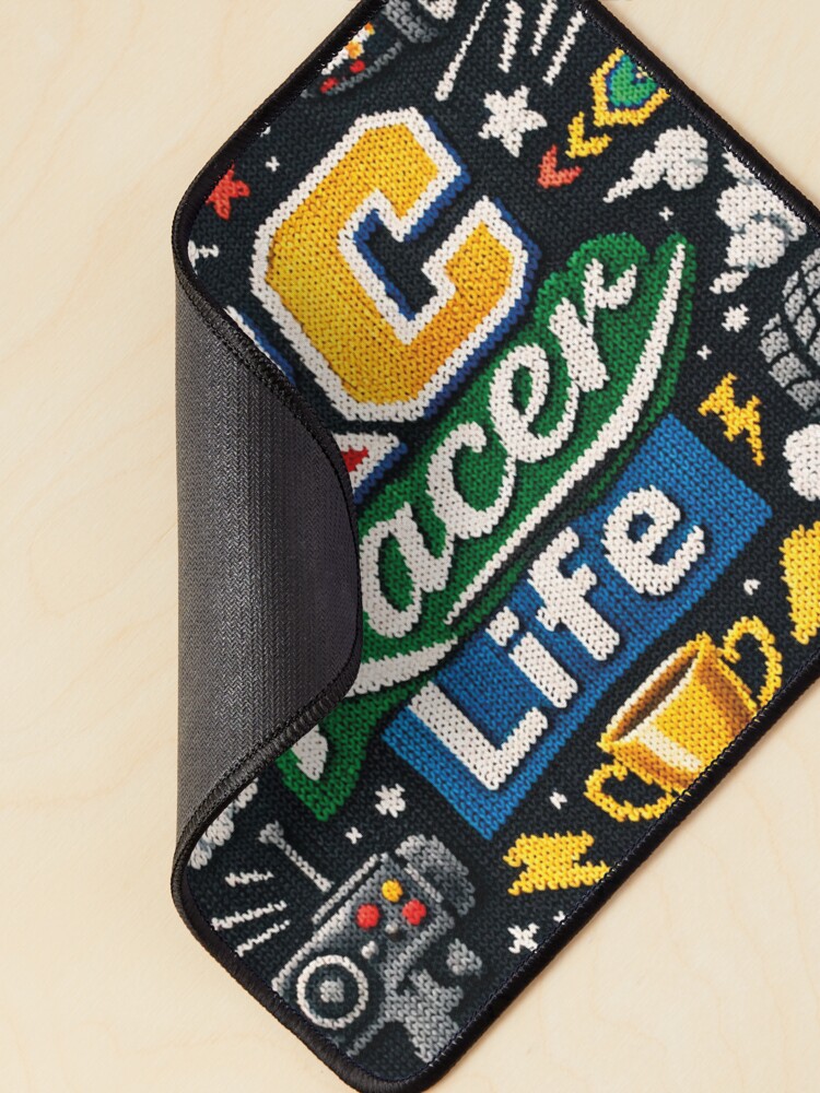 Thumbnail 2 of 5, Mouse Pad, RC Racer Life Remote Controlled Cars Knitting Pattern designed and sold by Mauswohn.