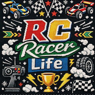 Artwork thumbnail, RC Racer Life Remote Controlled Cars Knitting Pattern by Mauswohn