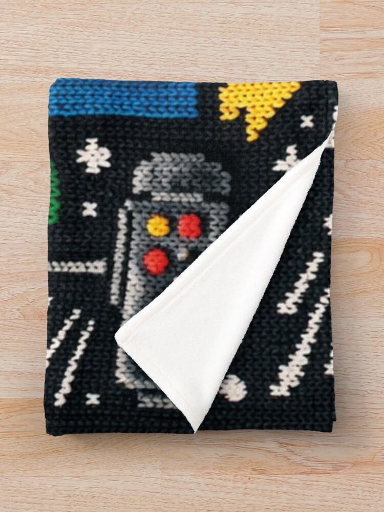 Thumbnail 3 of 6, Throw Blanket, RC Racer Life Remote Controlled Cars Knitting Pattern designed and sold by Mauswohn.