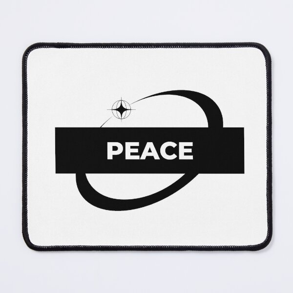 Item preview, PEACE – Powerful Motivational Word Typography Sticker designed and sold by ascendzero.
