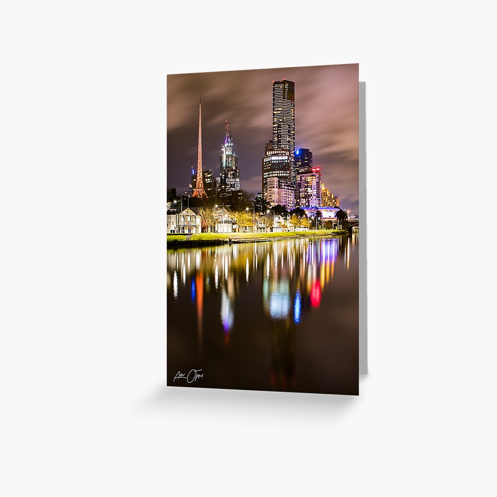 "Melbourne icons" Greeting Card by aiinojani Redbubble