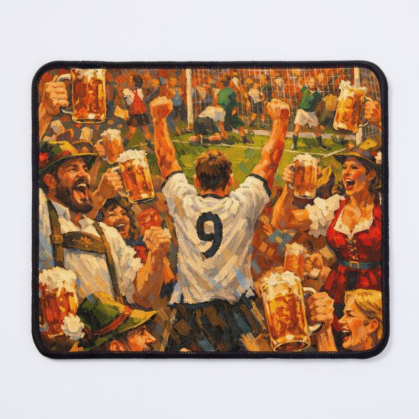 Item preview, Festive Football Celebration Germany Happy Crowd designed and sold by BrickByDream.