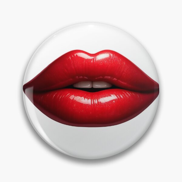 Item preview, A pair of red lips on transparent background designed and sold by Creative88Art.