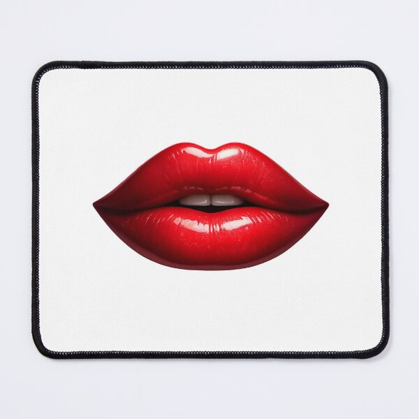 Item preview, A pair of red lips on transparent background designed and sold by Creative88Art.